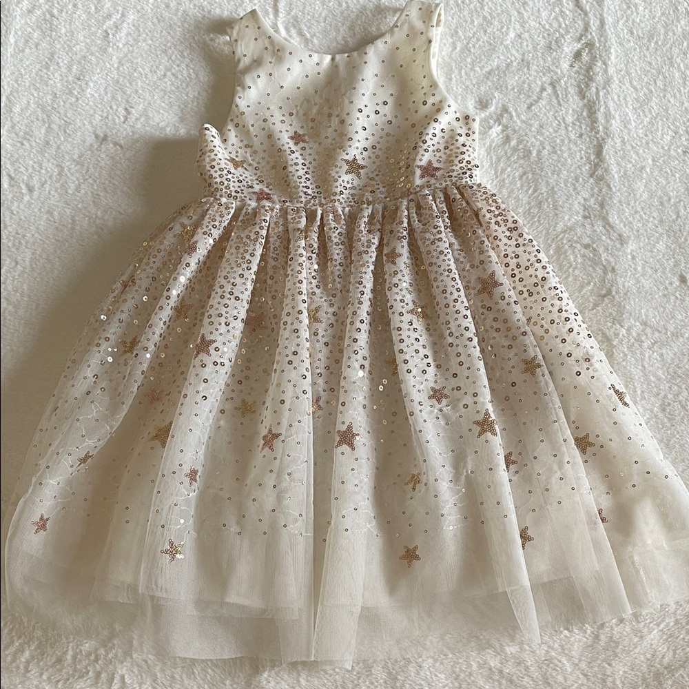 H & M Sparkling Starry Tulle Dress SZ 5 T